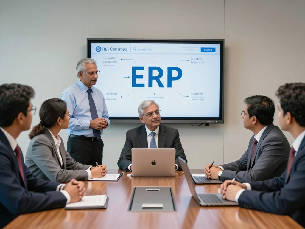 Executive leadership supporting ERP implementation project