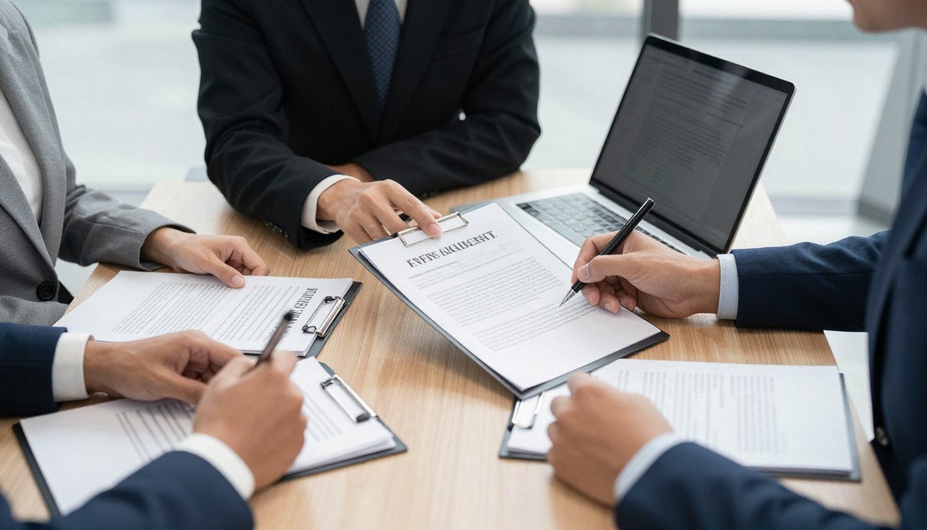 Legal contract review for ERP software services