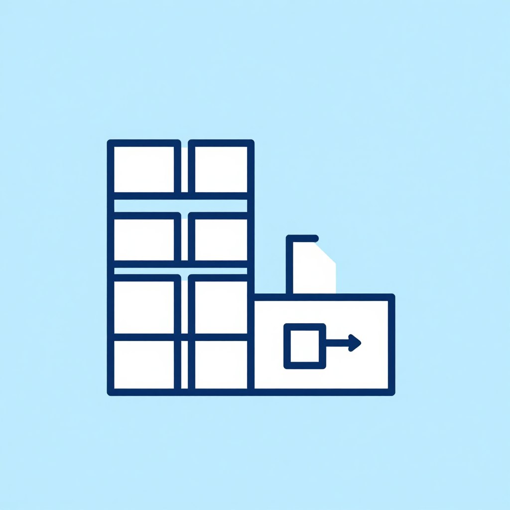 Inventory management icon for ERP features