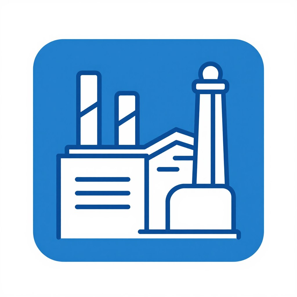 Manufacturing icon for ERP features