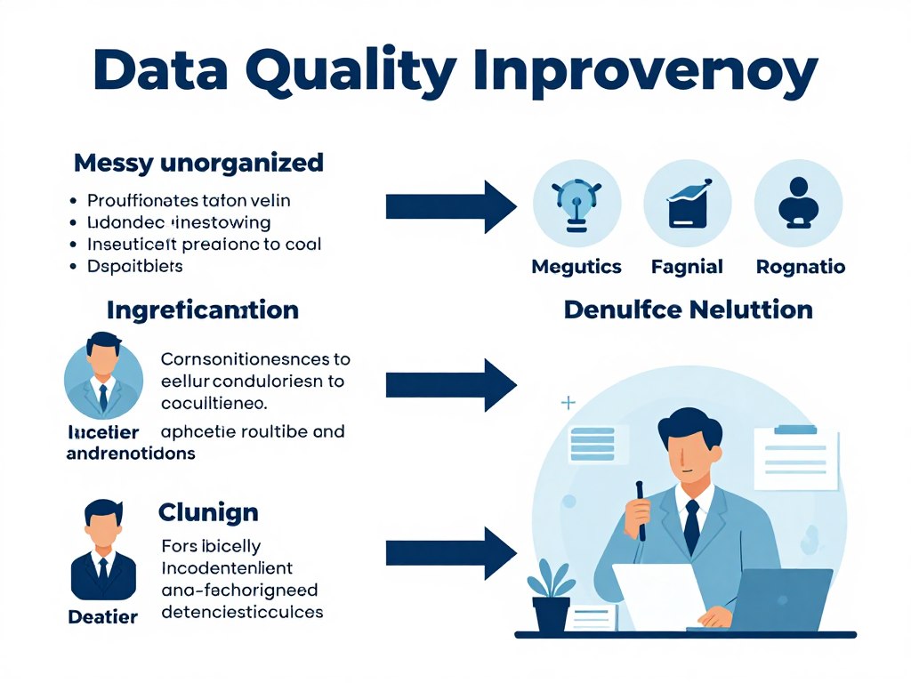 Data cleaning and validation process illustration