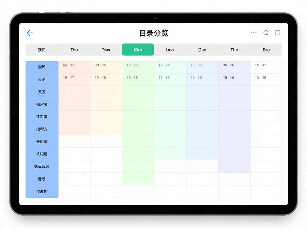 Timetable management interface showing class schedules