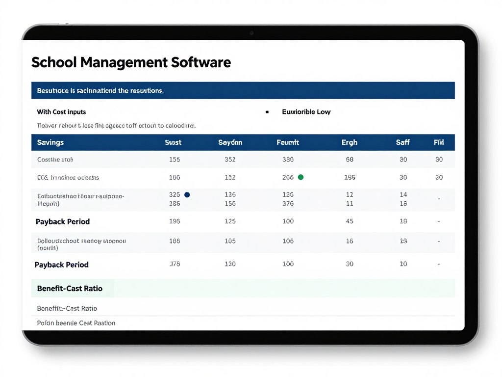 ROI calculation worksheet for management software
