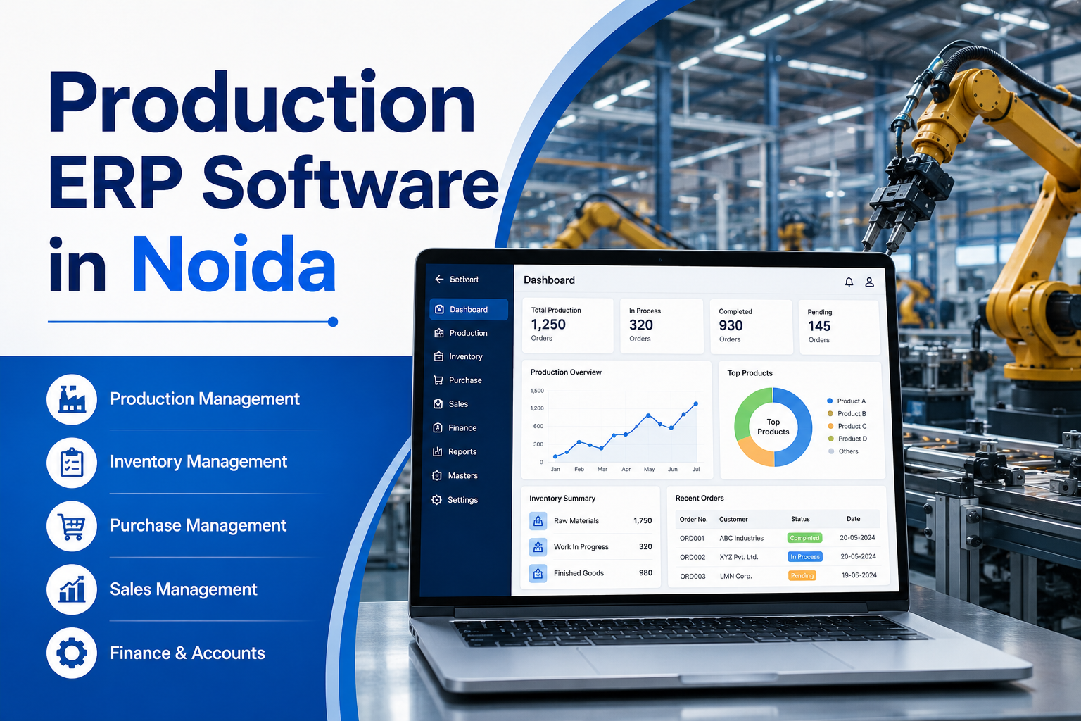 Production ERP Software in Noida