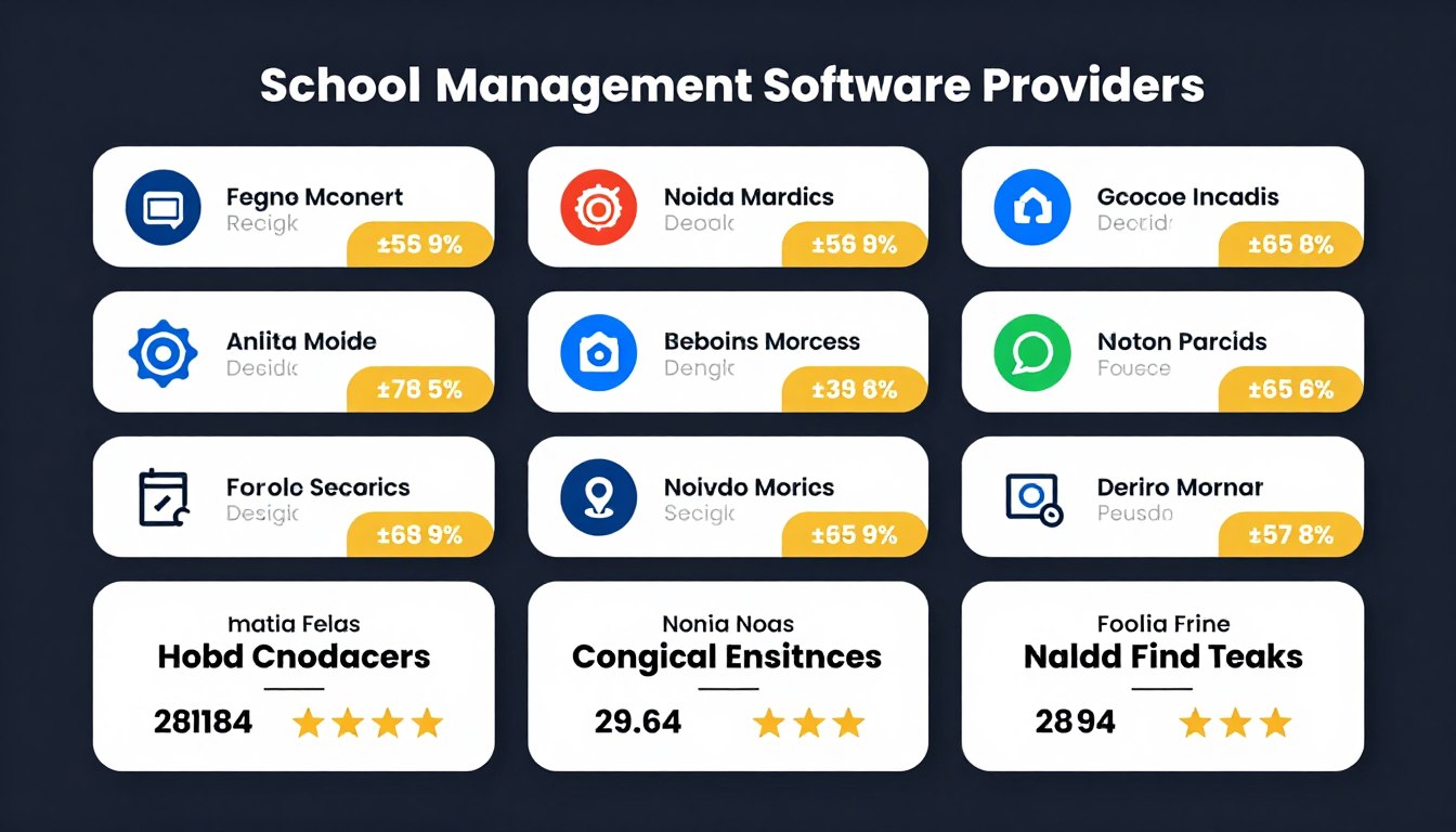 Comparison of top school management software solutions available in Noida