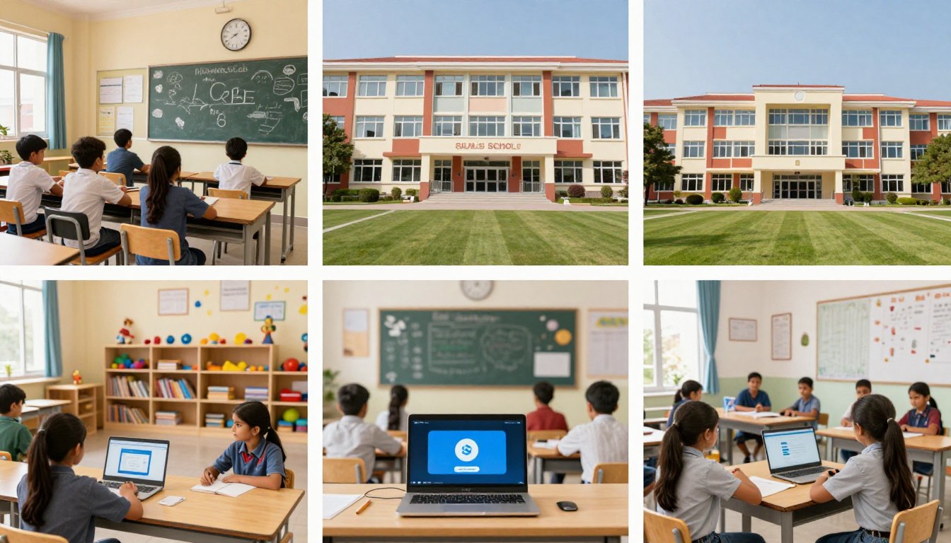 Different types of educational institutions using specialized management software