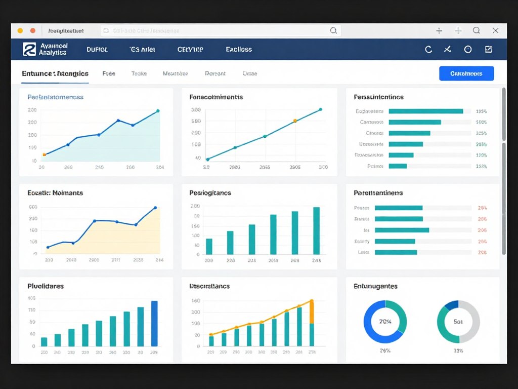 Analytics dashboard showing school performance metrics and trends
