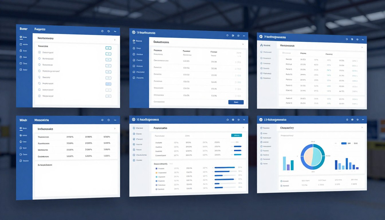WMS Software in Noida features dashboard showing inventory management tools
