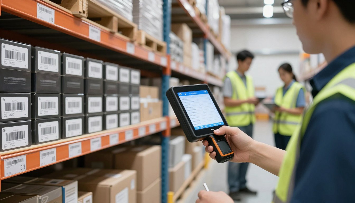 Order fulfillment process in warehouse using WMS software
